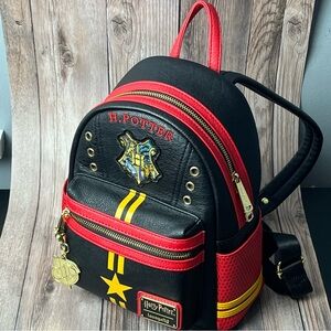Loungefly Black and Red Harry Potter Backpack Tri-Wizard Tournament